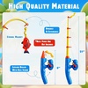 image:imageCozyBomB Magnetic Fishing Toy Pole 2 Pack for Replacement  No Fishes are Included Bathtime Carnival for Kids Education Teaching Party Fishing Poles Rod Ocean Sea Animals Birthday Gift XLarge