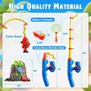 image:imageCozyBomB Magnetic Fishing Toys Game Set for Kids  Water Table Bathtub Kiddie Pool Party Pole Rod Net Outdoor Plastic Floating Fish Toddler Bath Color Ocean Sea Animals Birthday Gift Age 35 6 4834 Fishes