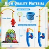 image:imageCozyBomB Magnetic Fishing Toys Game Set for Kids  Water Table Bathtub Kiddie Pool Party Pole Rod Net Outdoor Plastic Floating Fish Toddler Bath Color Ocean Sea Animals Birthday Gift Age 35 6 4850 Fishes