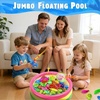 image:imageCozyBomB Magnetic Fishing Toys Game Set for Kids  Water Table Bathtub Kiddie Pool Party Pole Rod Net Outdoor Plastic Floating Fish Toddler Bath Color Ocean Sea Animals Birthday Gift Age 35 6 4846 Fishes