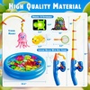 image:imageCozyBomB Magnetic Fishing Toys Game Set for Kids  Water Table Bathtub Kiddie Pool Party Pole Rod Net Outdoor Plastic Floating Fish Toddler Bath Color Ocean Sea Animals Birthday Gift Age 35 6 4852 Fishes