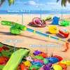 image:imageCozyBomB Magnetic Fishing Toys Game Set for Kids  Water Table Bathtub Kiddie Pool Party Pole Rod Net Outdoor Plastic Floating Fish Toddler Bath Color Ocean Sea Animals Birthday Gift Age 35 6 4834 Fishes