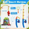 image:imageCozyBomB Magnetic Fishing Toys Game Set for Kids  Water Table Bathtub Kiddie Pool Party Pole Rod Net Outdoor Plastic Floating Fish Toddler Bath Color Ocean Sea Animals Birthday Gift Age 35 6 4815 Fishes