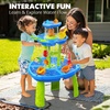image:imageCozyBomB Water Table for Toddlers 35Sand Water Tables with Fishing Game Set5 Tier Outdoor Toys for Kids Ages 48Summer Beach Outside Sensory Table Activity Party Birthday Gift27 Gallons