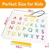 image:imageDouble Sided Magnetic Letter Board 2 in 1 Alphabet Magnets Tracing Board
