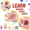 image:imageEducational Montessori Toys Wooden Puzzles Blocks Number StackingPastel