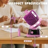 image:imageElectric Yarn Ball Winder Swift 13 oz Dual Strong Tension Knit SpinnerPink