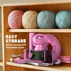 image:imageElectric Yarn Ball Winder Swift 13 oz Dual Strong Tension Knit SpinnerPink Swift Set