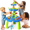 image:imageCozyBomB Water Table for Toddlers 35Sand Water Tables with Fishing Game Set5 Tier Outdoor Toys for Kids Ages 48Summer Beach Outside Sensory Table Activity Party Birthday Gift27 Gallons