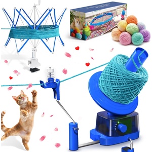 image:imageElectric Yarn Ball Winder Swift 13 oz Dual Strong Tension Knit SpinnerBlue Swift Set