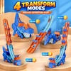 image:imageDinosaur Race Truck Transport Carrier Truck with 6 Mini CarsKids Toys