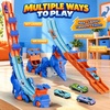 image:imageDinosaur Race Truck Transport Carrier Truck with 6 Mini CarsKids Toys